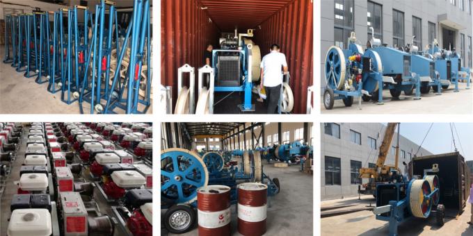 Heavy Duty Electric Wire Rope Dual-Bullwheel Capstan Winch For Cable ...