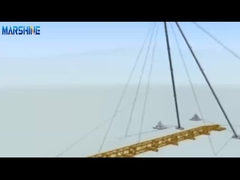 Steel Inner-Suspended Gin Pole For Tower Construction And Design