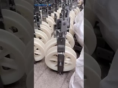 508mm Line Fittings Mc Nylon Conductor Pulley Stringing Block With Three Nylon Wheels