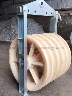 Overhead Line Stringing Cable Pulley Block Sheave Nylon