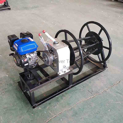 7kw Cable Take Up Machine pulling winch For Electric Power Construction